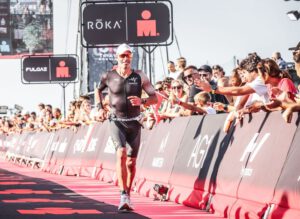 Andreas Niedrig, Keynote Speaker und Ironman-Triathlet, beim Ironman-Rennen