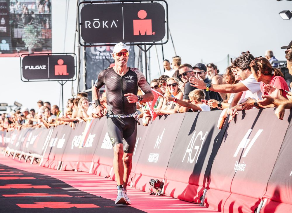 Andreas Niedrig, Keynote Speaker und Ironman-Triathlet, beim Ironman-Rennen